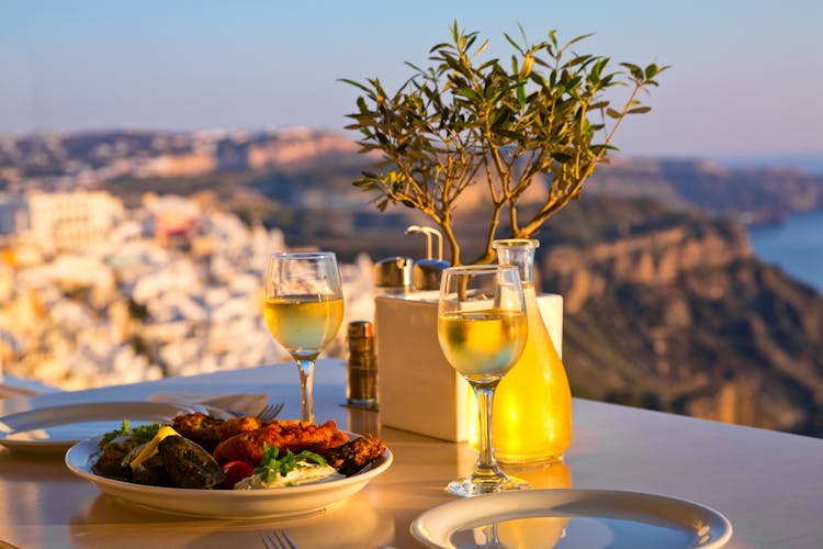 Griechenland Essen Food Aussicht