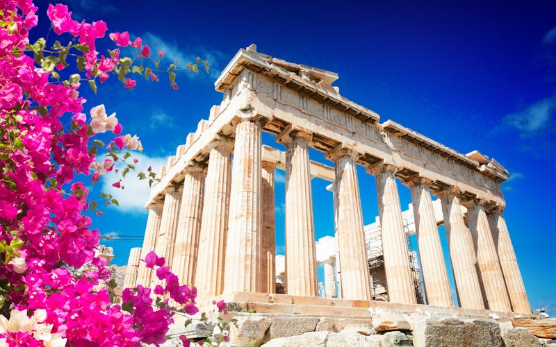 Der Parthenon Tempel in Athen