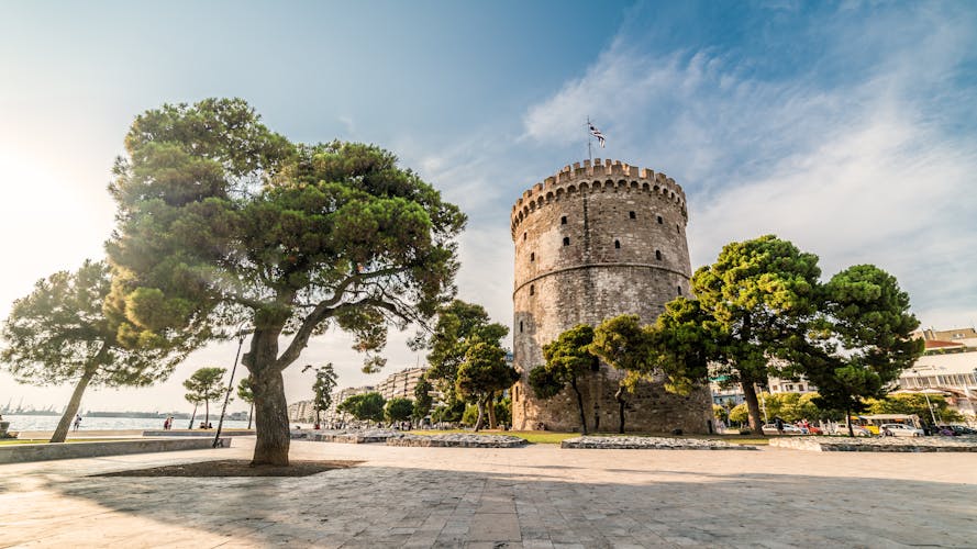 Weißer Turm Thessaloniki Griechenland 