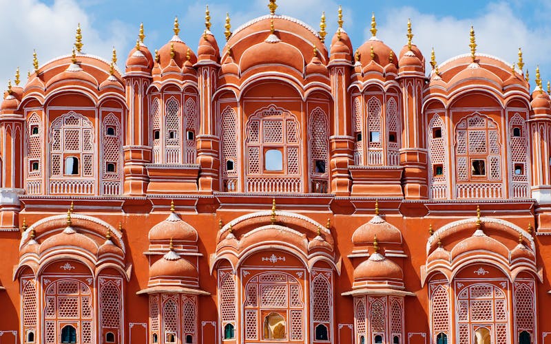 Der Palast der ´Winde in Jaipur