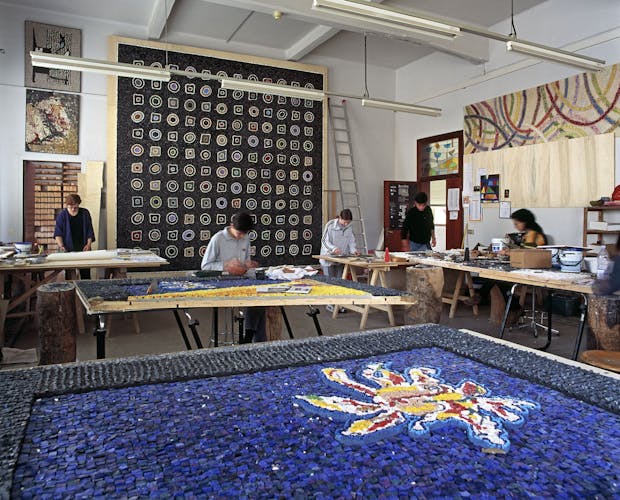 Mosaikschule Friaul in Spilimbergo Italien