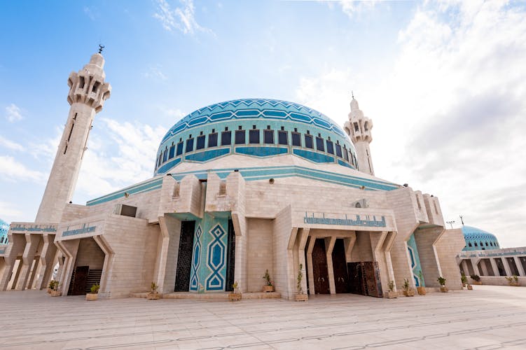 King Abdullah Moschee Amman Jordanien