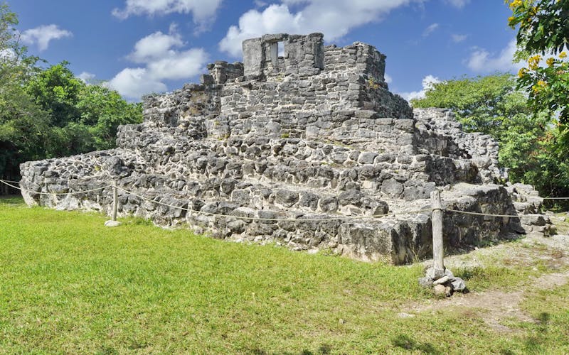 Maya Pyramide in Cozumel, Mexiko