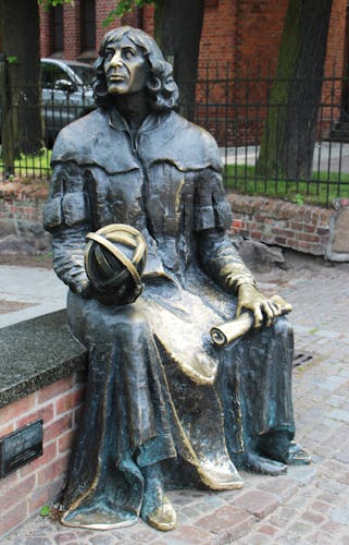 Nikolaus Kopernikus Denkmal Allenstein Polen