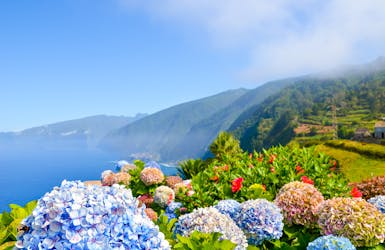 Blick auf die Küste Madeiras