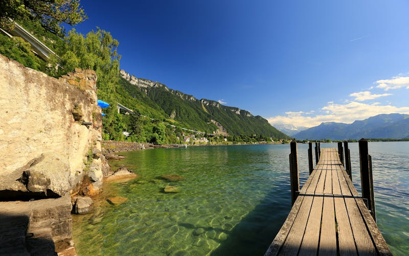 Blick auf den Genfer See 