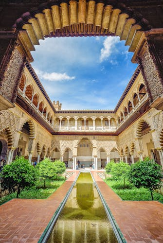 Königlicher Palast Sevilla Andalusien Spanien