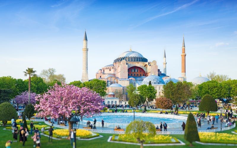 Blick auf die Hagia Sophia