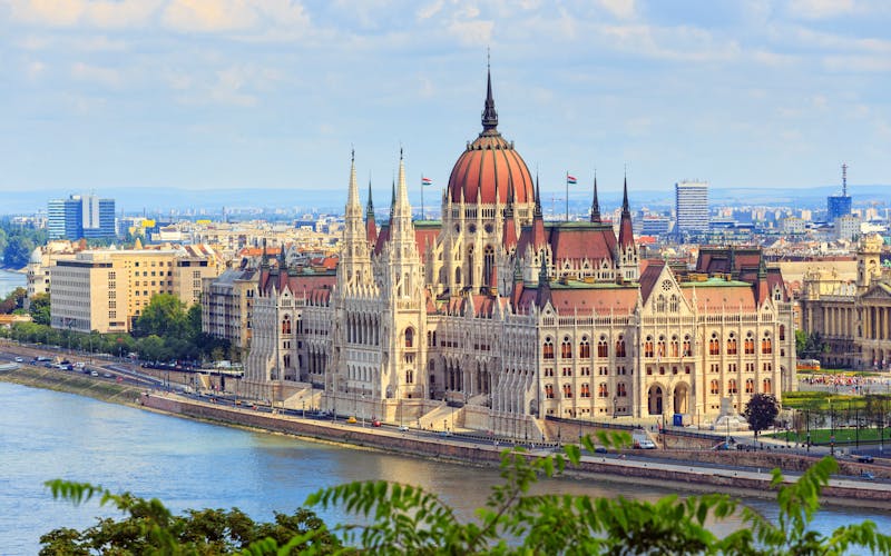 Das Parlament in Budapest, Ungarn