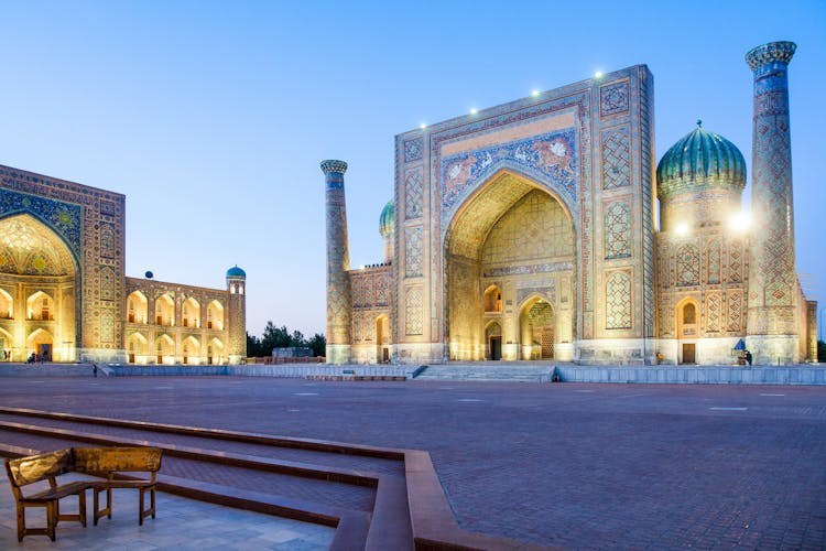  Samarkand Registan Platz Usbekistan