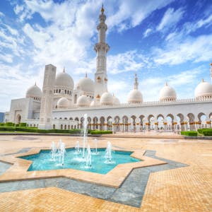 Abu Dhabi, Sheikh Zayed Moschee, Emirate