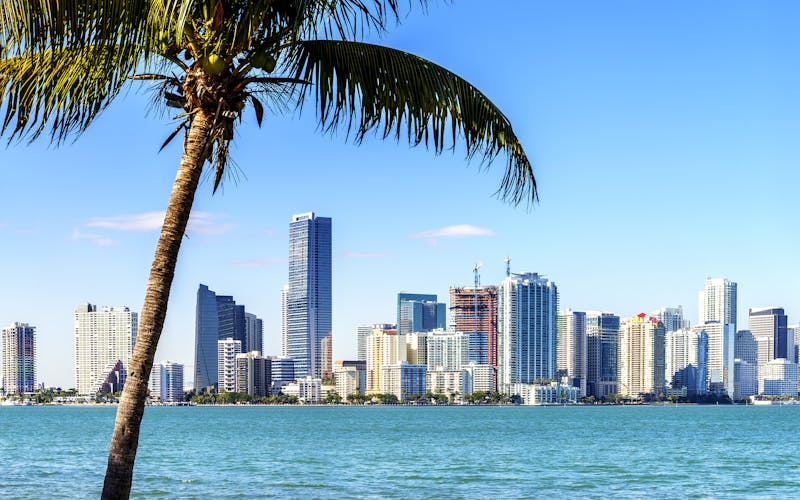 Blick auf Miami 