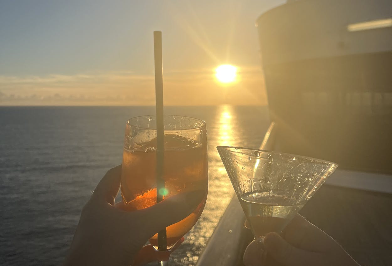 Cocktails Sonnenuntergang