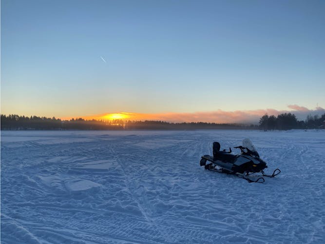 Schneemobil Schwedisch Lappland