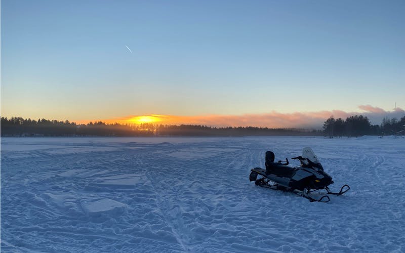 Schneemobil Schwedisch Lappland