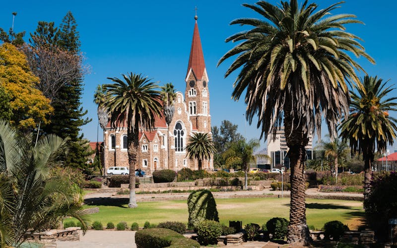 Blick auf die Christuskirche in Windhoek
