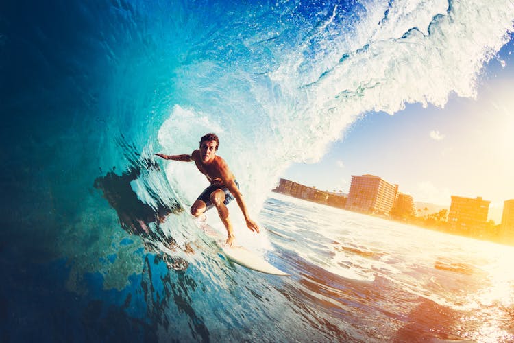 Hawaii Surfen 
