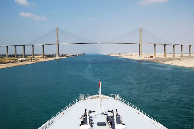 Durchfahrt Suezkanal