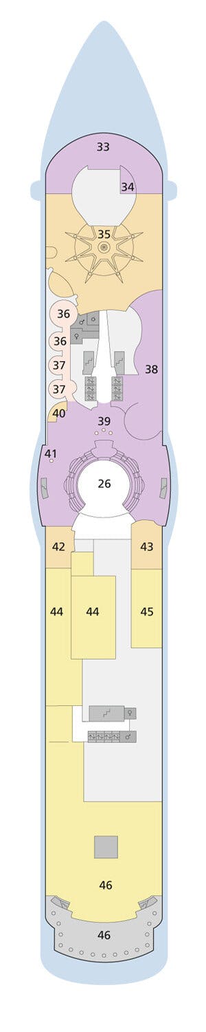 AIDAblu - AIDA Cruises - Deck 10 (Deck 10)