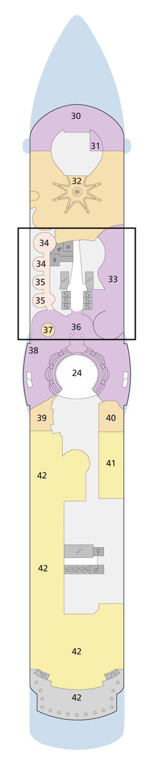 AIDAdiva - AIDA Cruises - Deck 10 (Deck 10)