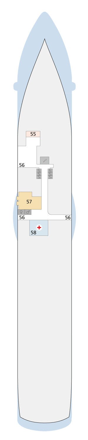 AIDAluna - AIDA Cruises - Deck 3 (Deck 3)