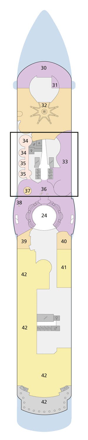 AIDAluna - AIDA Cruises - Deck 10 (Deck 10)