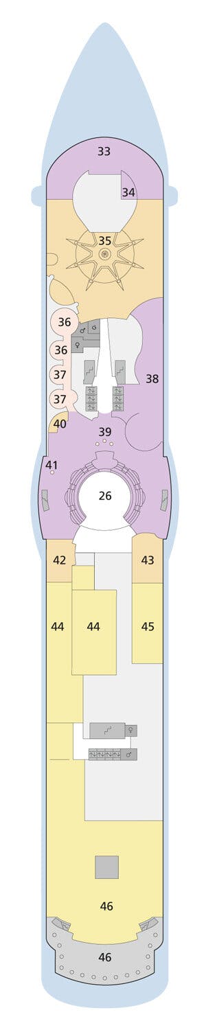 AIDAmar - AIDA Cruises - Deck 10 (Deck 10)