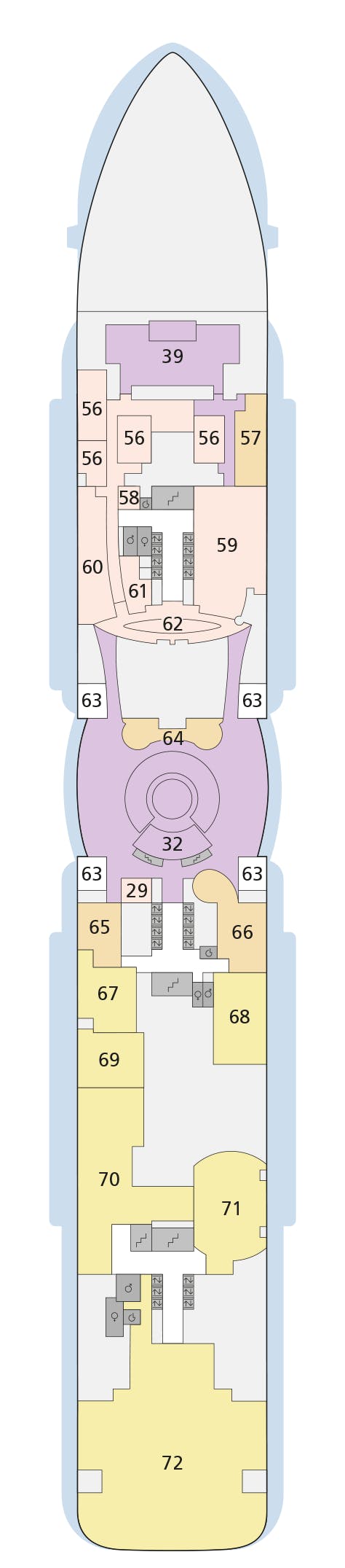 AIDAnova - AIDA Cruises - Deck 6 (Deck 6)