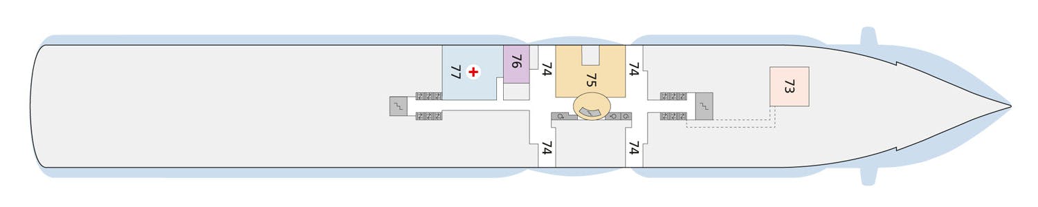 AIDAperla - AIDA Cruises - Deck 3 (Deck 3)