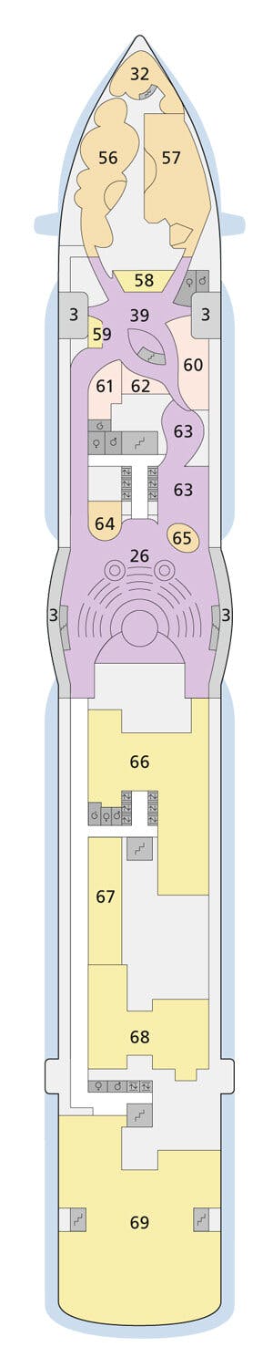 AIDAperla - AIDA Cruises - Deck 6 (Deck 6)