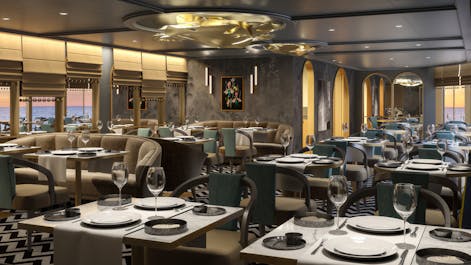 Cunard Queen Anne Aranya Restaurant