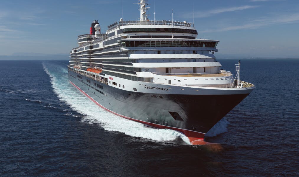 Cunard Queen Victoria Außen Aerial Ship