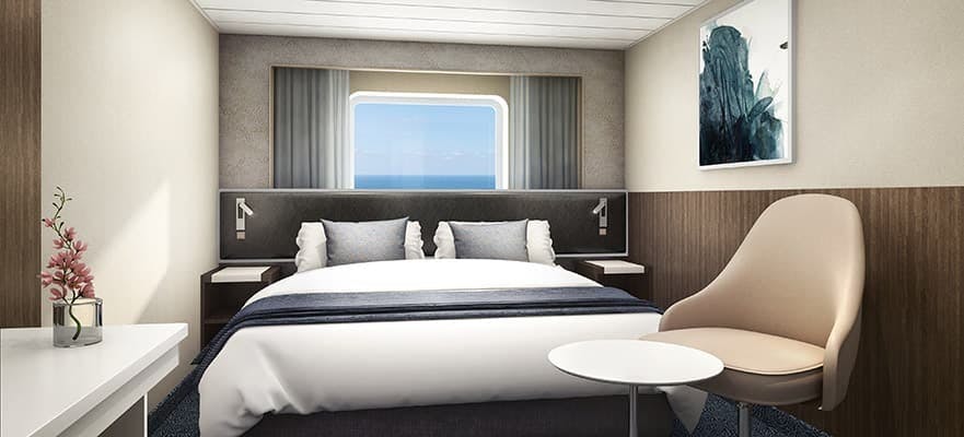 Norwegian Spirit - Norwegian Cruise Line - Außenkabine mit Panoramafenster (OB)