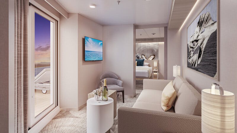 Norwegian Viva - Norwegian Cruise Line - Suite mit Hauptschlafzimmer und großem Balkon (SK)