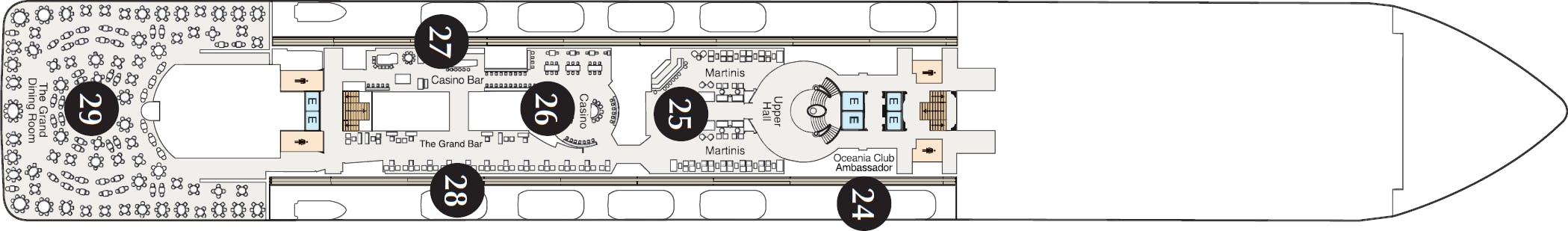 MS Marina - Oceania Cruises - Deck 6 (Deck 6)