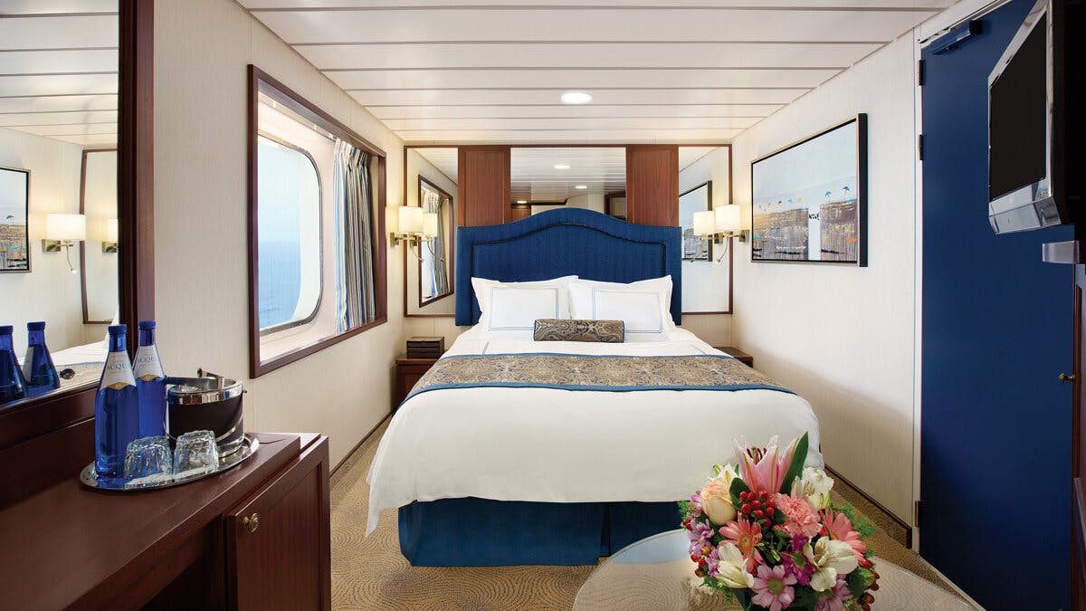 MS Nautica - Oceania Cruises - Außenkabine mit Panoramafenster mit eingeschränkter Sicht (E)