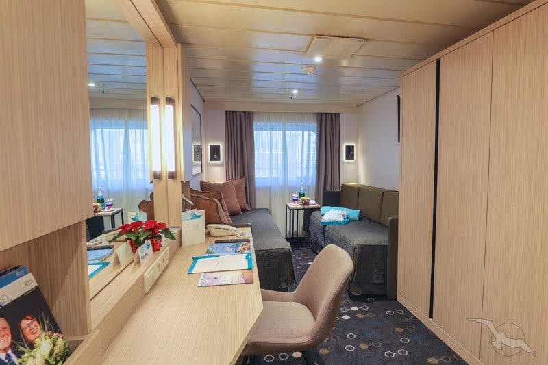 MS Artania - Phoenix Seereisen - 2-Bett Glückskabine mit Balkon *SILBER* (PG2)