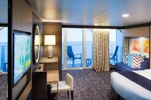 Ovation of the Seas - Royal Caribbean International - Kabine mit großem Balkon und Blick auf das Meer (1C)