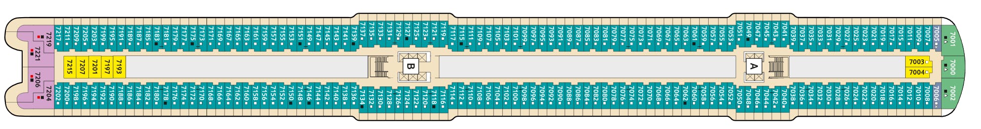 Mein Schiff 7 - TUI Cruises - Deck 7 (Hanse)