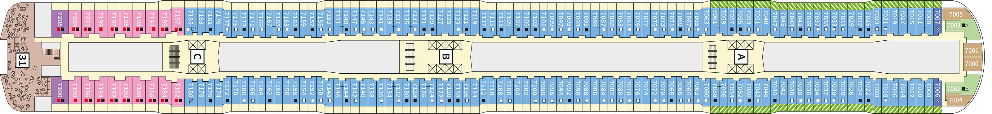 Mein Schiff Relax - TUI Cruises - Deck 7 (Deck 7)