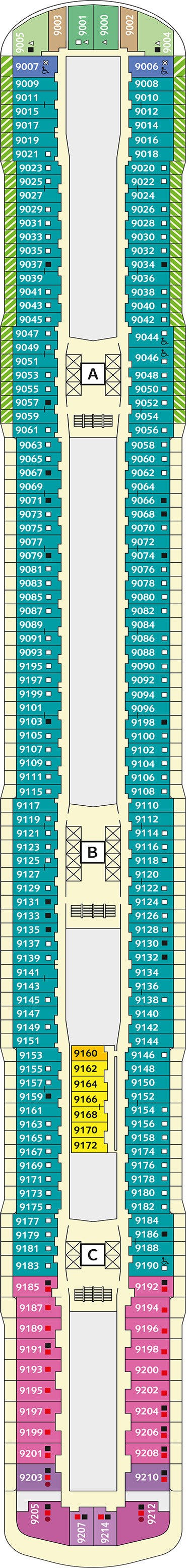 Mein Schiff Relax - TUI Cruises - Deck 9 (Deck 9)