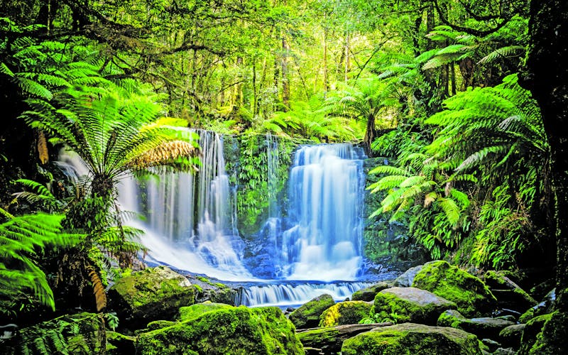 Q:\Destinationen\Australien\Tasmanien_Horseshoe Falls at the Mt Field National Park_AdobeStock_171365800©MrForever_ztv5.tif
