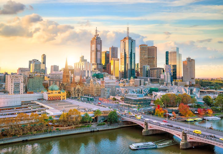 Stadtansicht Melbourne, Australien