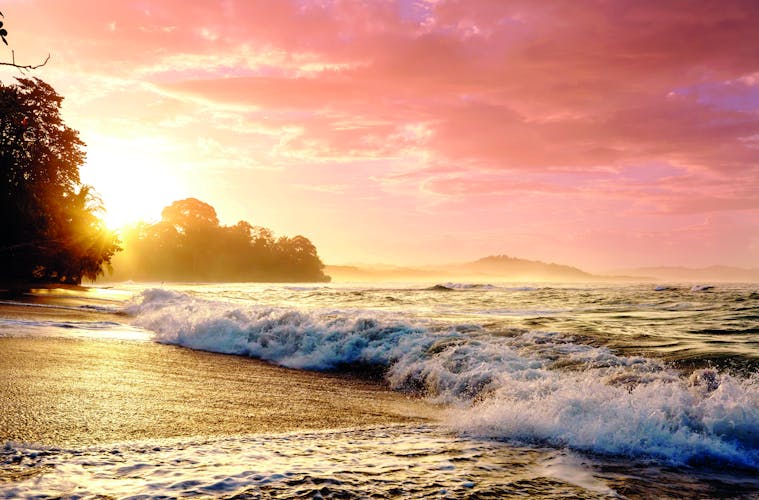 Strand bei Sonnenuntergang in Costa Rica_AdobeStock_190922272 ©  Galyna Andrushko_pso