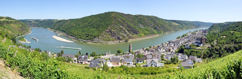 Blick auf den Rhein bei Oberwesel