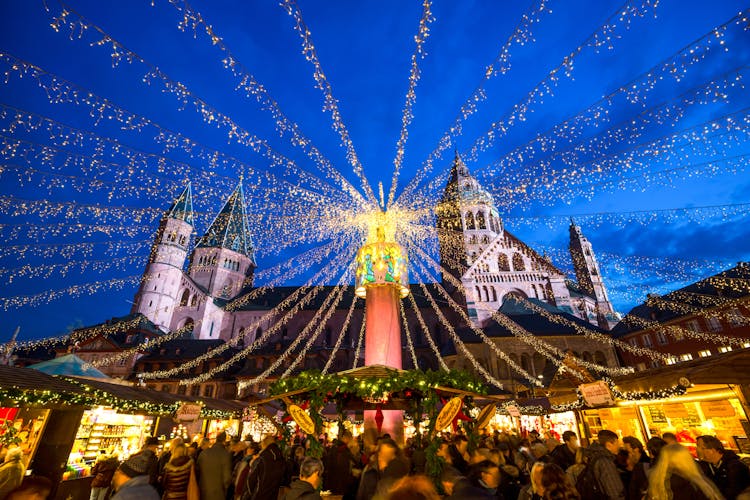 Weihnachtsmarkt Mainz Deutschland 