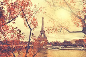 Paris Eiffeltum Herbst