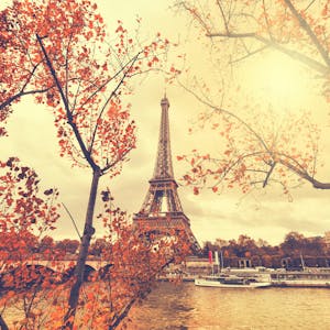 Paris Eiffeltum Herbst