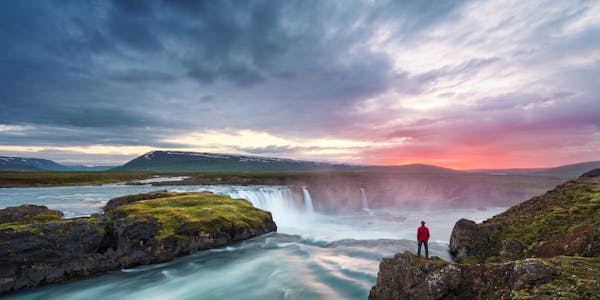 Der Godafoss Wasserfall auf Island