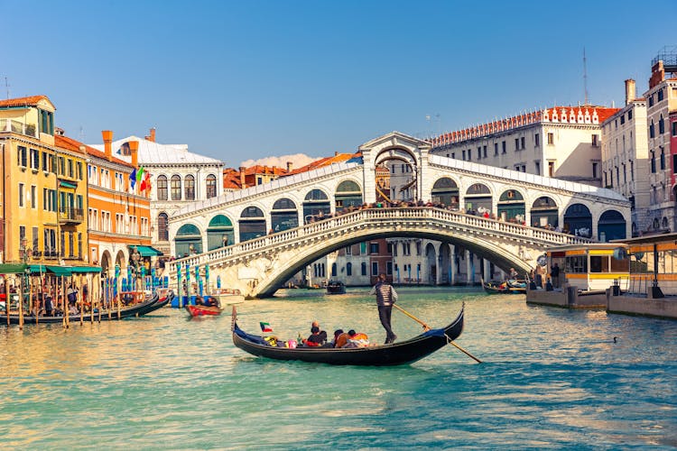 Venedig Rialto Brücke Italien 